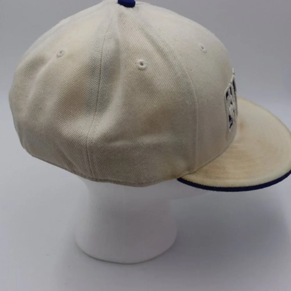 Vintage New Era NBA Fitted Hat Size 7 3/8 - Thrashed, Stained DIY Project Y2K